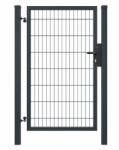  Poarta pietonala DUOS 2D zincata 1, 70 x 1 m, panou 5/4/5 mm, antracit (MT-PPD-1.7-A)