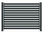 Gard DELUXE zincat 1 x 2 m, lamele orizontale, antracit (MT-GD-1-A)