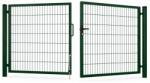  Poarta dubla DUOS BOX zincata 1, 5 x 3, 8 m, panou 2D 5/4/5 mm, verde (MT-DB-1.5-3.8-V)