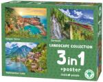 Mr. Broccoli - Puzzle Pachetul de peisaje 3v1 - 1 000 piese Puzzle