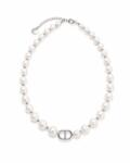 ElectraStore Colier Elegant Perle si Pandantiv Argintiu (C5138)