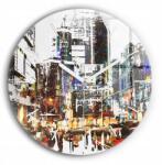 Foto Üveg Falióra Modern Beltéri New York Város fi60 cm (010010500050100270431)