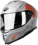 Pilot Corsair SV Gri lucios Cască Moto Față întreagă ECE 22.06 1550gr cu Pinlock și Sunvisor PIL000KRA155 (PIL000KRA155)