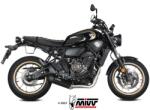  Sistem complet de evacuare MIVV HR-1 pentru Yamaha XSR 700 (2021-2024), oțel inoxidabil negru