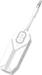 Techstar Transmitator si Receptor Audio Techstar M126 cu Bluetooth 5.4, Wireless, Portabil, Compatibil TV, PC, Boxe, Casti, Aux 3.5mm, Baterie Reincarcabila, Dual Mode TX/RX, Alb (SKU3269)