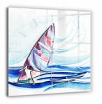 Foto Üveg Falióra Modern Beltéri Szörfdeszka 60x60 cm (010010500080100271725)