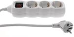  Prelungitor Well, 3 prize, intrerupator, 3xG1.5mmp, 3 m (61737)