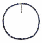  Colier Sodalit Disc Fatetat 4x3 mm cu Argint 925 sau Inox 316L 1 Buc