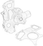 PERKINS Pompa de Apa 1204e-e44ta Farmtrac 7100 Dt 7110 Dt (T413421-PER)