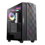 Spacer Quartz black + 3 fan (SPCS-GC-QUARTZ-3F)