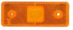TRUCKLIGHT Lampa Gabarit Dreapta/Stanga Portocaliu W3W Inaltime 41mm Latime 110mm Negru in Relief fara Umeras 12/24v Fara Becuri (SM-ME002)