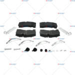 AUGER GERMANY Kit Placute Frana Bova Futura Lexio Magiq. . . Bpw Daf 95 Xf Cf 65 Cf 75. . . 2000-2026 (AUG-76452)