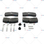AUGER GERMANY Kit Placute Frana Agrale 12-series Bus 15-series Bus 17-series Bus Bmc Tugra 2000-2026 (AUG-80741)