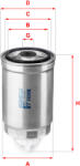 SOFIMA Filtru Combustibil Citroen Jumper I Fiat Croma Ducato Marea Lancia Kappa Peugeot Boxer 2.4d/2.5d/2.8d 05.89-04.02 (S6120NR)