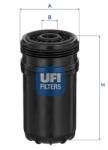 UFI Filtru Combustibil Ammann Asc 110 D Asc 150 D Ditch Witch 3020 Doosan G70 G90 Hp375wcu HP450 P425 P600 Vhp400wcu (24.A71.00)