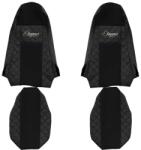 F-CORE Husa Huse scaun FX15 Negru Scania G I P I R II (F-CORE FX15 BLACK)