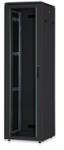 ASSMANN Rack Unique 19" 26U 1342x600x800mm üvegajtós fekete álló rack szekrény (DN-19 26U-6/8-B-1)