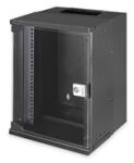 ASSMANN SOHO PRO 10" 9U 254x315x300mm üvegajtós fekete fali rack szekrény (DN-49103)