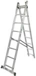 FORCEKRAFT kétoldalas alumínium többfunkciós létra 2X8 fok FS-52851 (52851)