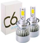 Techstar Set 2 LED-uri Auto Techstar® C6, H11/H8/H9, 36w, 3800 Lumeni, 6500K, AUTO, 12-24 Volti, COB (SKU2473)