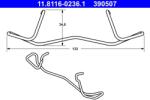 ATE Arc, Etrier Frana 11.8116-0236.1 Volvo S60 I/S80 I/V70 Ii/Xc70 I Cross Country (11.8116-0236.1)