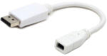 Gembird Kabel / Adapter 0, 1 M Mini DisplayPort DisplayPort Fehér DisplayPort kábel (GMBAMDPFDPM001W)