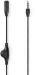 Nedis CAGL22090BK10 1, 5 M 3.5mm Fekete Audio kábel (CAGL22090BK10)
