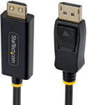 StarTech StarTech. com 15F-DP-HDMI-4K60-GR 4, 5 M DisplayPort HDMI A-típus (Standard) Fekete Video átalakító kábel (15F-DP-HDMI-4K60-GR)