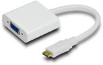 MicroConnect HDMIVGA 15 M VGA (D-Sub) HDMI Type C (Mini) Fekete Video átalakító kábel (HDMIVGA)
