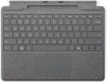 Microsoft Tastatura Microsoft Surface Pro cu husa pentru stilou si incarcare, compatibila Surface Pro 10/11/12 Platinum (8XB-00190)