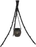 Europalms Halloween Witch Cauldron with Tripod, animated, 145cm (83316187)