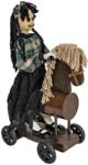 Europalms Halloween Figure Girl on Pony, animated, 90cm (83316184)