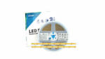 LED Labs LED-szalag, COB, 2400 LED, 12 V, 10 W/m, IP20, természetes fehér, 3 év garancia, kiszerelés 5 méter) (LAB-16-2319-01)