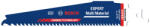 Bosch EXPERT S956 XHM keményfém fogazású szablyafűrészlap 10db 150x25x1, 25 öntöttvas, keményfa (2608902333)