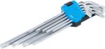 BGS technic L-alakú kulcskészlet, extra hosszú, T-Star (Torx) T10-T50, 9 db-os (BGS-793)