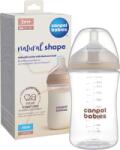 Canpol Babies Biberon Canpol pentru bebeluși 260 ml, formă naturală
