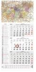 TopTimer Agendă, pentru expeditor, pe trei luni, cu un singur bloc, TOPTIMER, „Harta Ungariei (27T7700-020)
