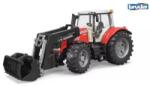 BRUDER Tractor Bruder Massey Ferguson 7624 cu încărcător frontal