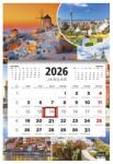 KALENDART Calendar 2026 T081 1 bloc Calendar de transport cu motive urbane 27T8100-013 (27T8100-013)