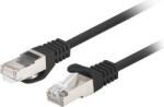 Lanberg Patch Cord Lanberg PCF6-20CC-0500-BK F/UTP Cat. 6 5 m Black 10 bucati (pcf6-20cc-0500-bk)
