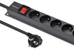 Qoltec Prelungitor Power strip for RACK 16A PDU, 16xFRENCH, vertical (54604) - vexio