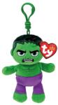 Ty Beanie Babies Marvel Hulk plüss kulcstartó - görög címkével / csomagolás nélkül - 8, 5 cm