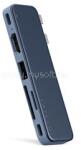 Satechi USB-C Snap Hub (1x HDMI 4K 60Hz, 1x USB-C up to 5 Gbps, 1x USB-A 3.0 up to 5 Gbps, 1xUSB-C PD, 1x microSD/ 1x SD card reader) - Indigo (ST-HUSNB) (ST-HUSNB)