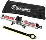 FORCEKRAFT Cric auto tip foarfecă 2T 115-400 mm cu cheie cu clichet, mobil, FORCEKRAFT FS-61249 (61249)