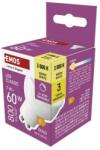 EMOS Bec LED Classic MR16 / GU10 / 7 W (60 W) / 800 lm / alb cald / reglare continuă a intensității luminoase