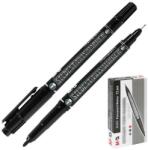 M&G Marker permanent M&G cu două fețe 0, 5 /1, 0 mm - negru