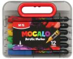 M&G Marker acrilic M&G MOCALO, vârf pensulă - set de 12 culori - tonerdepot - 37,70 RON