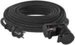 EMOS Cablu prelungitor exterior 20 m / 2 prize / negru / cauciuc / 230 V / 1, 5 mm2