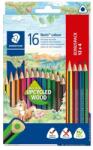STAEDTLER Noris Colour háromszögletű törésálló színes ceruza készlet - 16 db