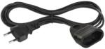 EMOS Cablu flexibil bifilar 1, 5 m / 1 priză / negru / PVC / 0, 75 mm2